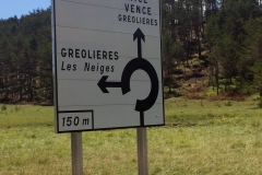 First road sign for Nice!